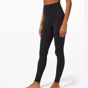Lululemon Get in Line Super High-Rise Tight 28" Black Size 4